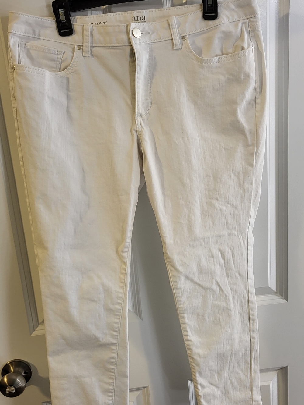 ana. White Denim Jeans Size 16